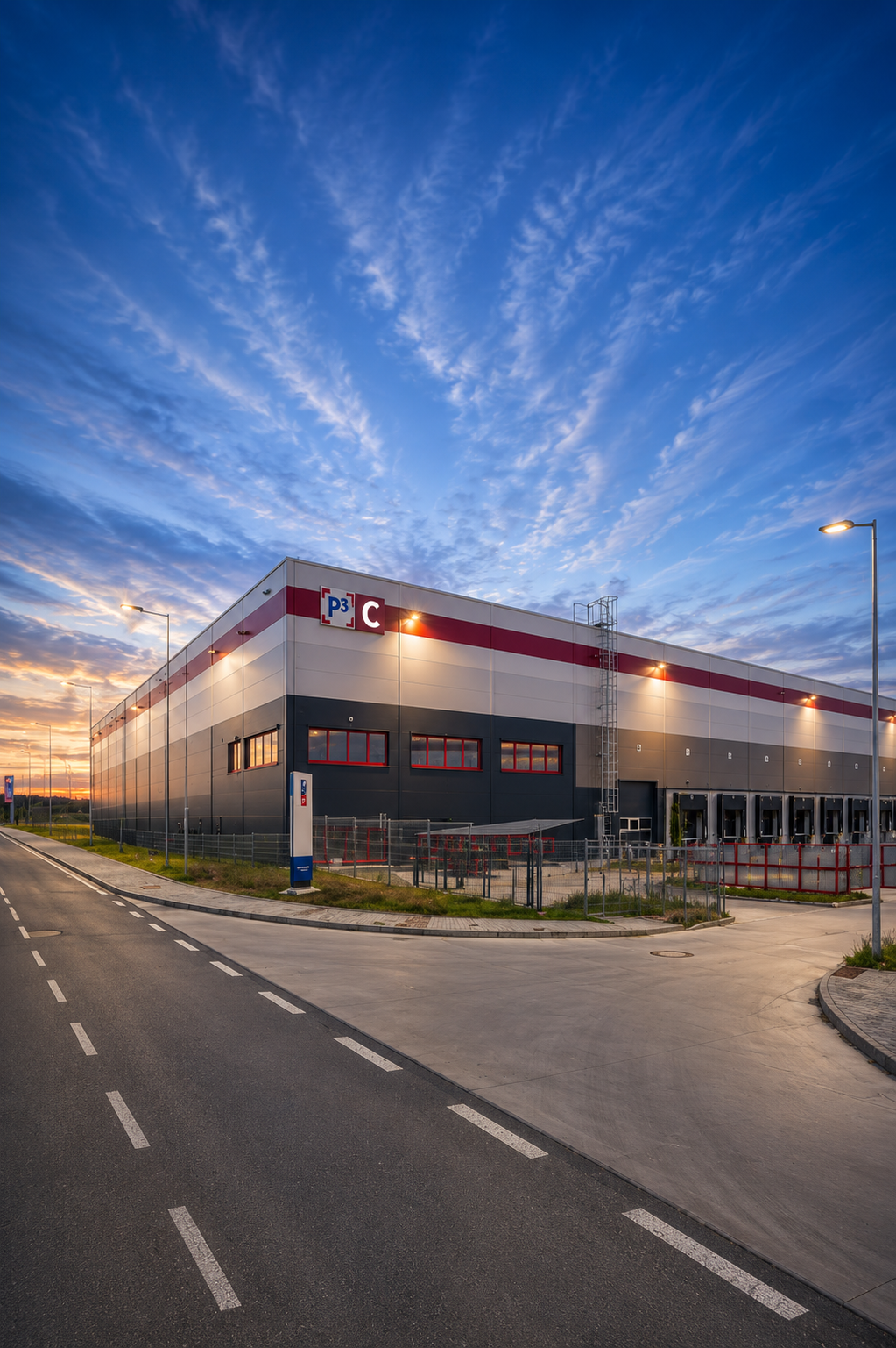 Nová logistická hala RSF Elektronik v P3 Plzeň Myslink